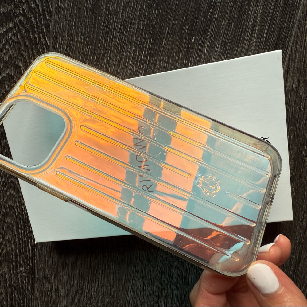 RIMOWA Iridescent Phone Case iPhone 13 Pro Max. Free shipping